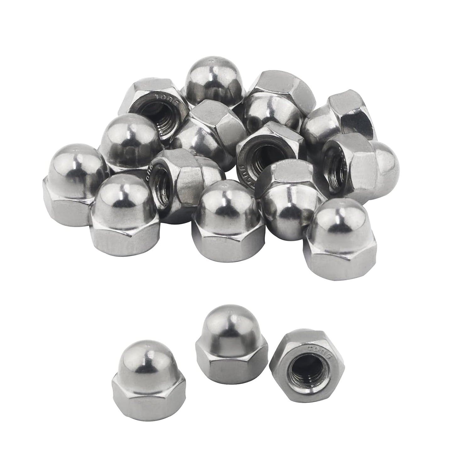 Acorn Cap Nuts,  Hex Acorn Bolt Covers, Dome Head Hex Nuts, Hardware Nuts for General Fastening Applications