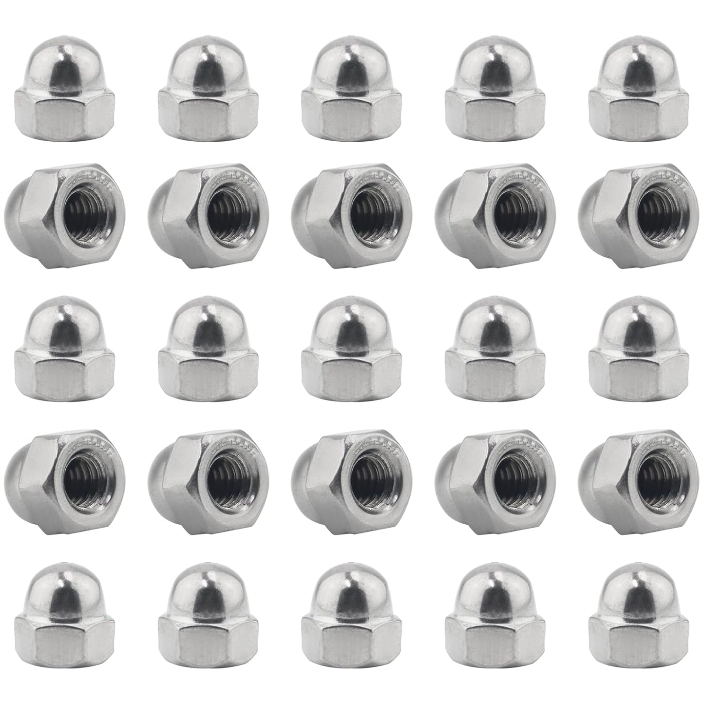 Acorn Cap Nuts,  Hex Acorn Bolt Covers, Dome Head Hex Nuts, Hardware Nuts for General Fastening Applications