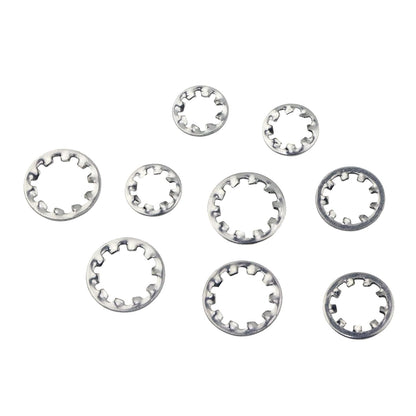 Internal Tooth Star Lock Washers Assortment Kit