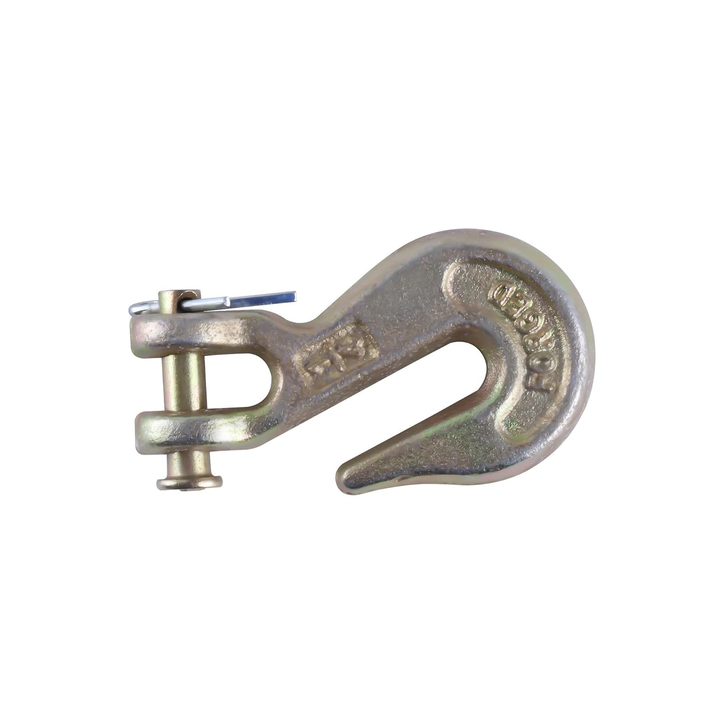 Clevis Grab Hooks,G70 Heavy Duty Chain Hook Alloy Steel  Tow Hook for Truck Trailer Tow Chain Transport