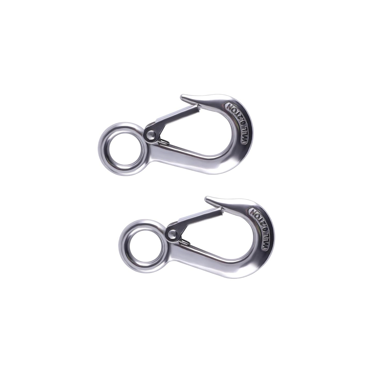 Lifting Hooks 2pcs, Winch Hook, Lifting Clips, Stainless Steel Hook, Trailer Hooks, Rope Hook, Heavy Duty Winch Hook for Lifting Heavy Loads