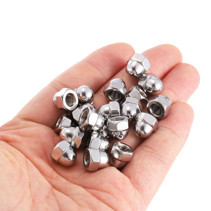 Acorn Cap Nuts,  Hex Acorn Bolt Covers, Dome Head Hex Nuts, Hardware Nuts for General Fastening Applications