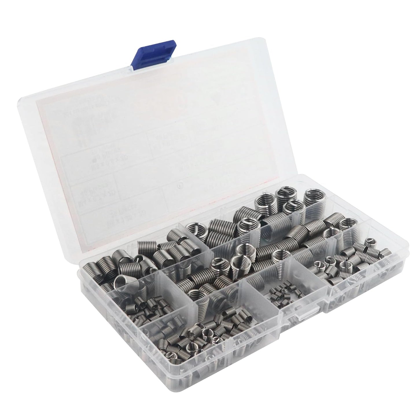 Wire Inserts Screws Sleeve Assortment Kit 240 Pcs Wire Screw Sleeve Thread Repair Inserts 304 Stainless Steel Metric M3 M4 M5 M6 M8 M10 M12 Wire Thread Inserts for Automotive Repair