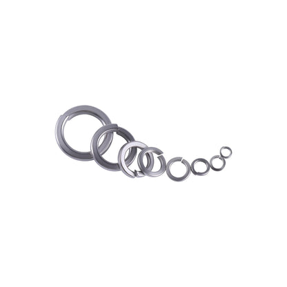 Spring Lock Washers Assortment Kit, 600 Pcs Metric Sizes 304 Stainless Steel Split Lock Washer, Split Ring Washer for Screw Bolts Machinery, M2, M2.5, M3, M4, M5, M6, M8, M10