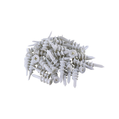 Drywall Anchors and Screws Kit 100pcs, Multi-Size Wall Screws and Anchors Drywall, Anchors and Screws Kit