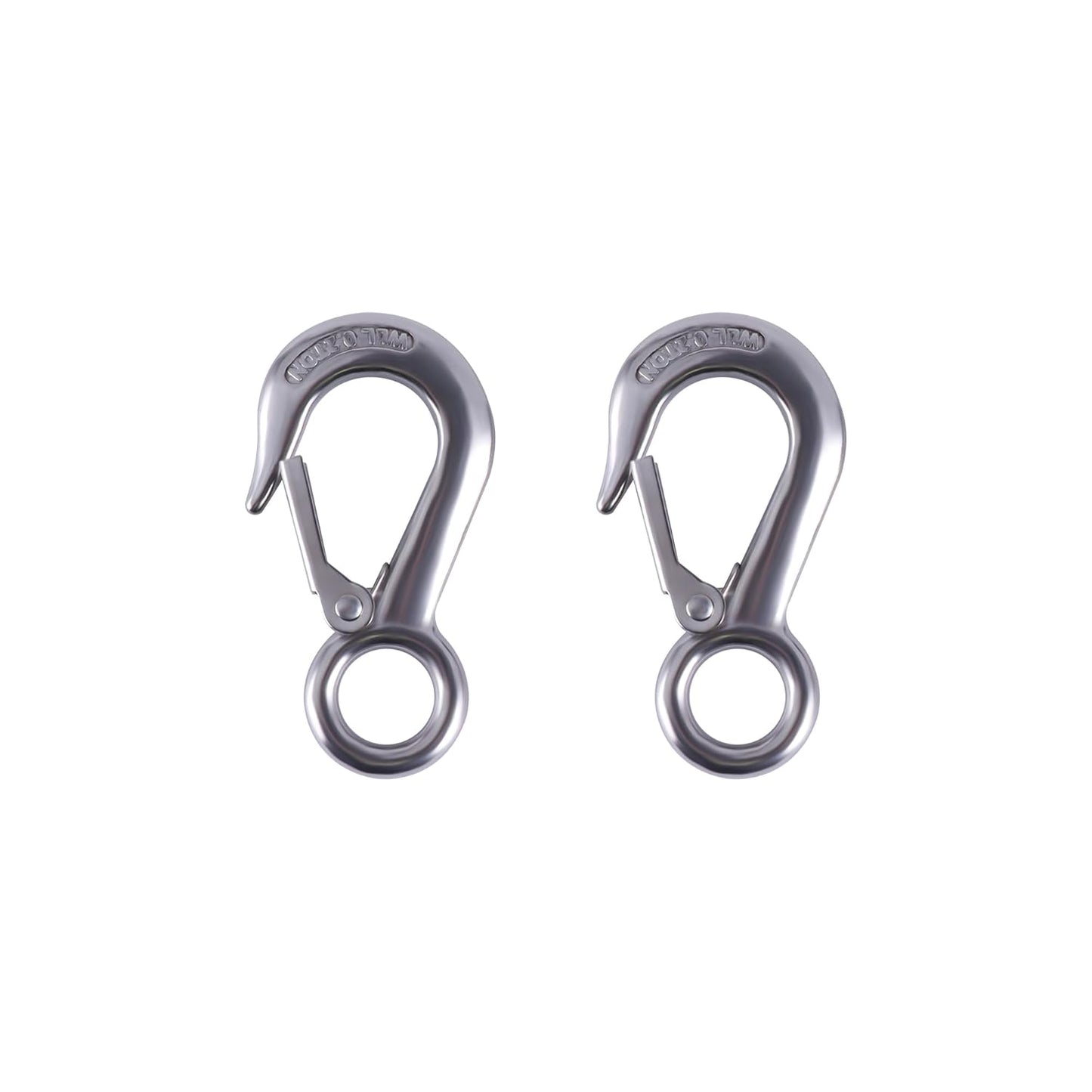 Lifting Hooks 2pcs, Winch Hook, Lifting Clips, Stainless Steel Hook, Trailer Hooks, Rope Hook, Heavy Duty Winch Hook for Lifting Heavy Loads