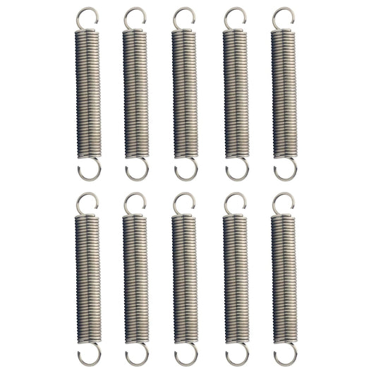 Extension Spring 10 Pcs Stainless Steel Dual Hook Tension Spring