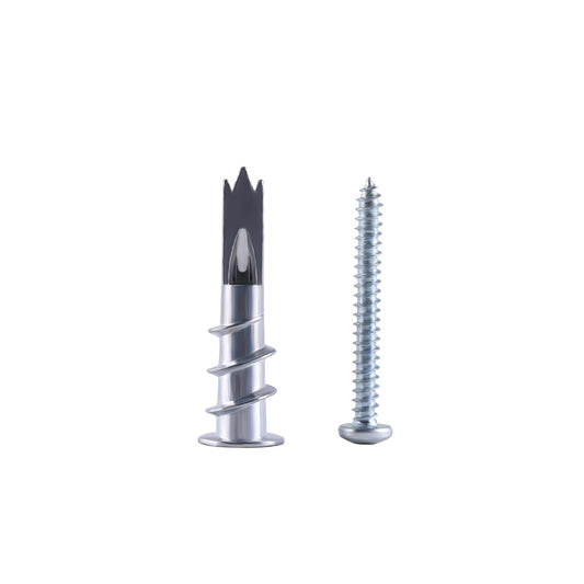 Drywall Anchors and Screws Kit, Zinc Alloy Self Drilling Drywall Anchors